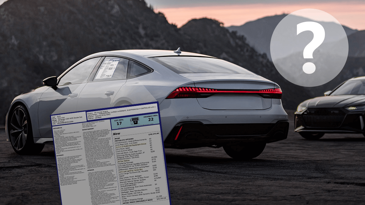 How Can Monroney Stickers Help My Car Buying Process? - ClearVin Blog
